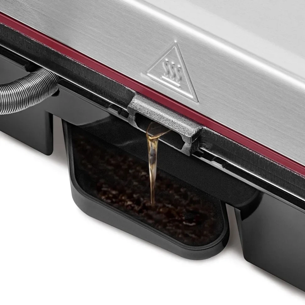 Электрогриль Kitfort КТ-3631 2200Вт серебристый  