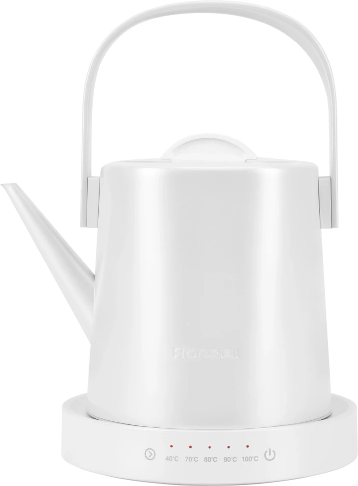 Чайник электрический Rondell RDE-WK804 1л. 1200Вт жемчужный корпус: металл