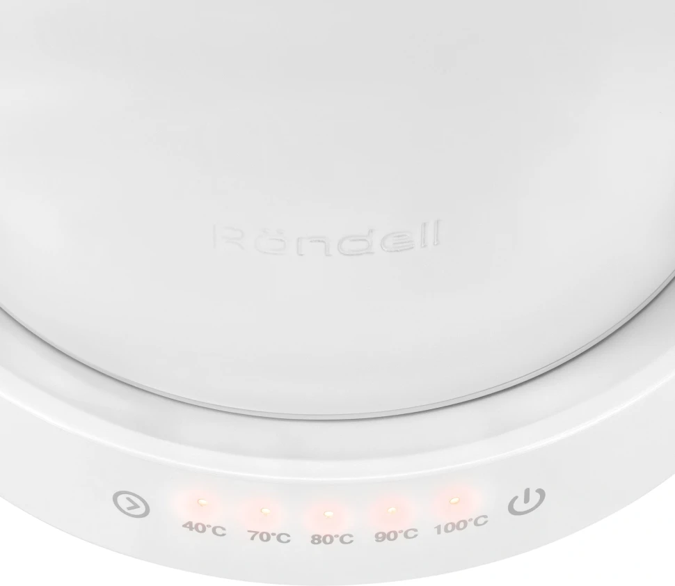 Чайник электрический Rondell RDE-WK804 1л. 1200Вт жемчужный корпус: металл