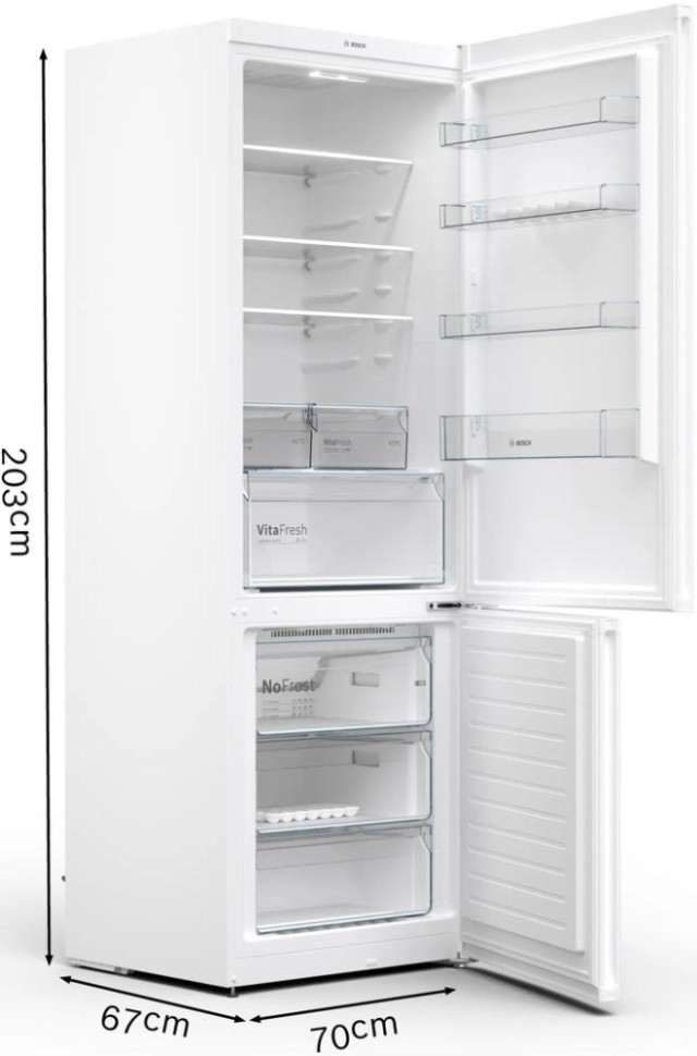 Холодильник двухкамерный Bosch KGN49XWEA