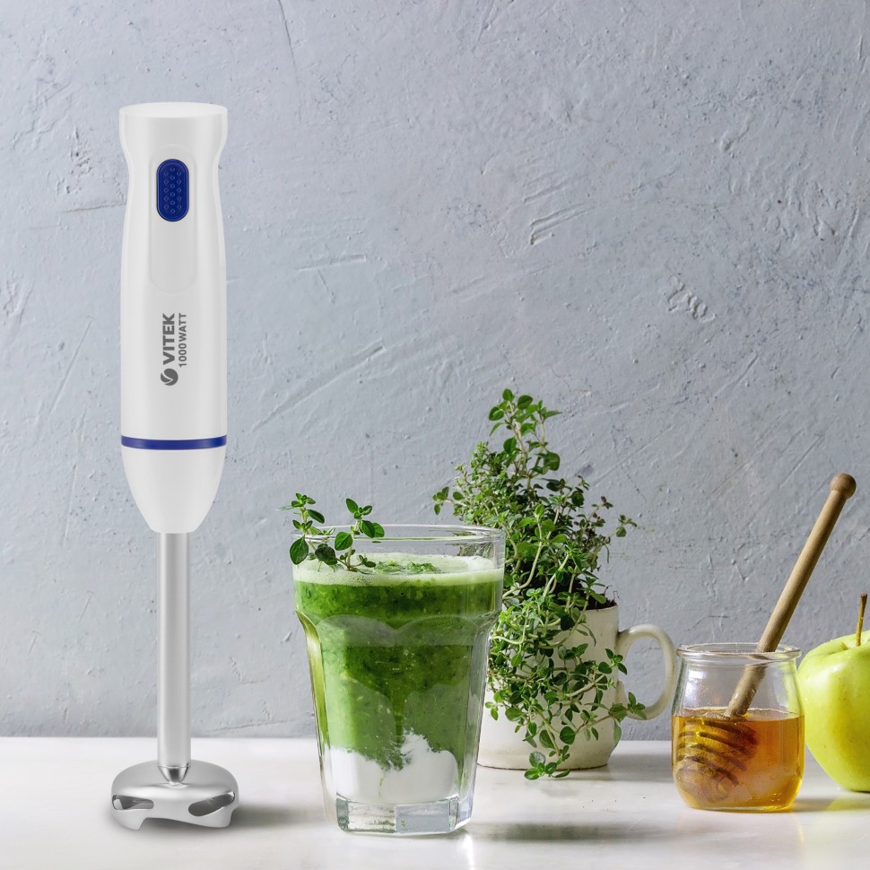 Блендер погружной Vitek VT-8502 1000Вт белый  