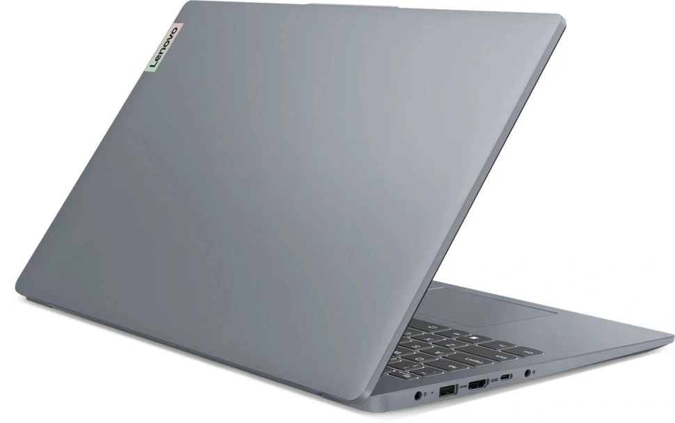 Ноутбук Lenovo IdeaPad Slim 3 15AMN8 Ryzen 5 40 16Gb SSD512Gb AMD Radeon 610M 15.6" IPS FHD (1920x1080) без ОС grey WiFi BT Cam (82XQ01DNSA)  
