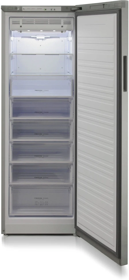 Морозильная камера Бирюса Б-C6047SN серебристый  