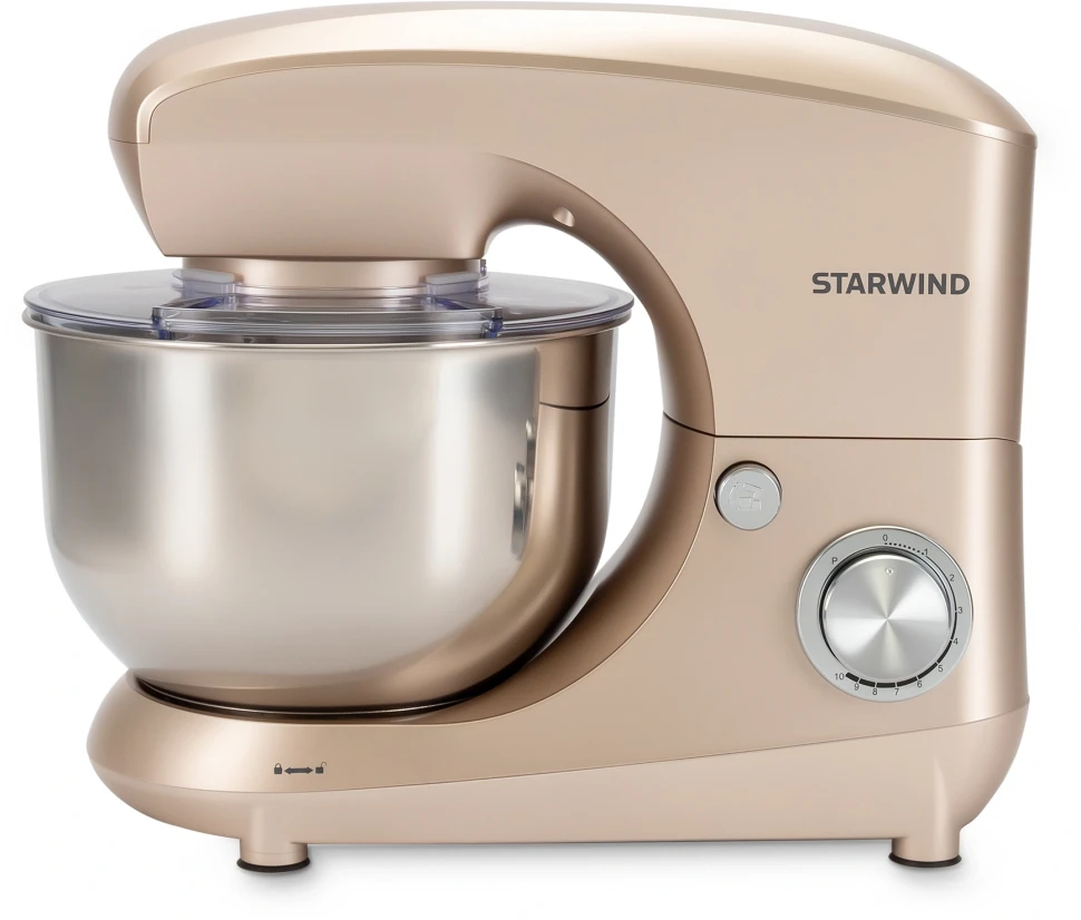 Миксер планетарный Starwind SPM5181 1300Вт золотистый  