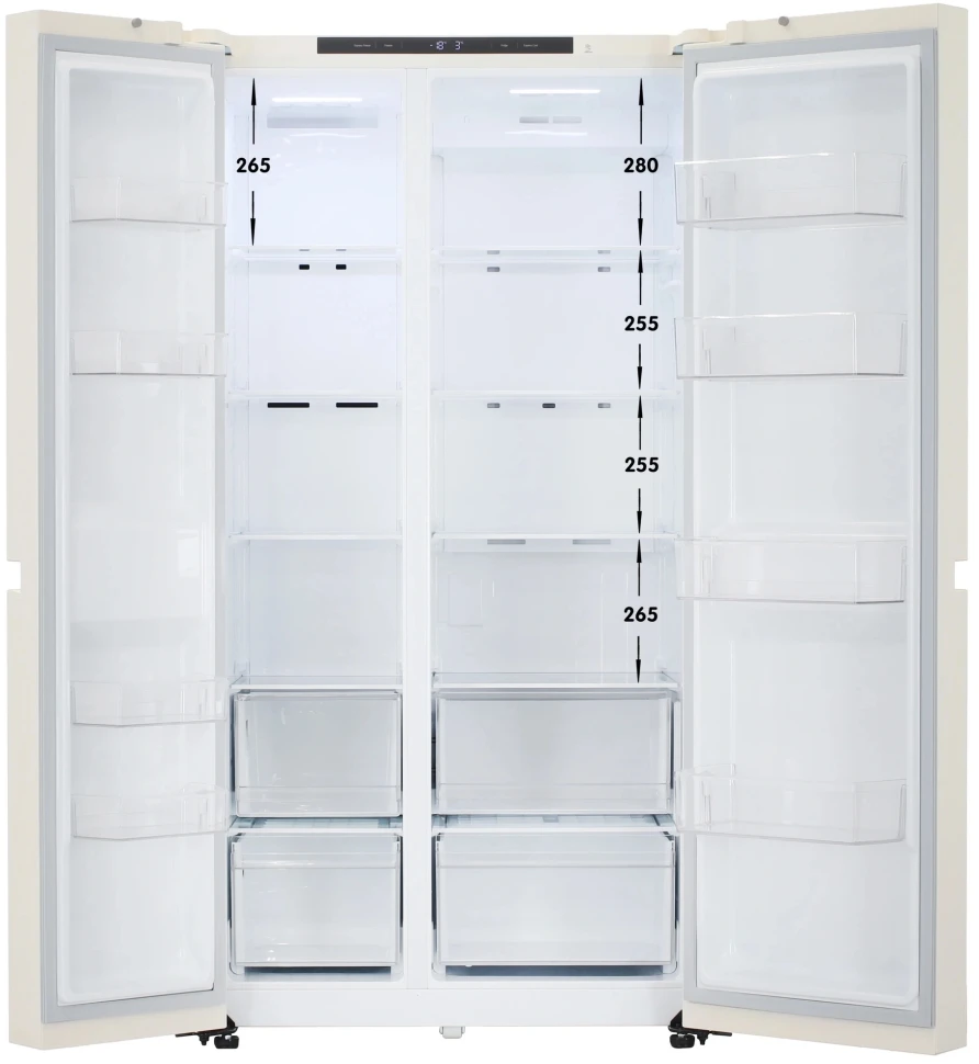 Холодильник LG GC-B257KEHW 2-хкамерн. бежевый инвертер