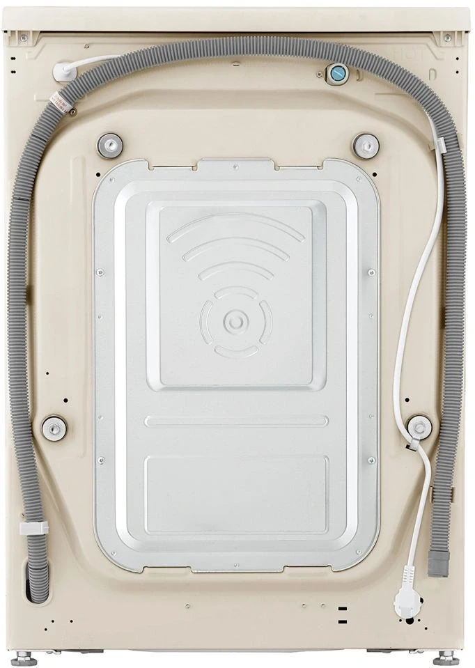 Стиральная машина LG F4V5VS9B класс: A загр.фронтальная макс.:9кг бежевый инвертор  