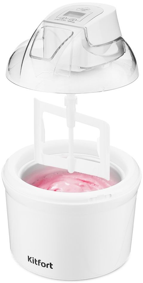 Мороженица Kitfort КТ-1808 12Вт 1500мл. белый