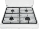 Плита Газовая Gefest ПГ 6100-02 0309 белый (металлическая крышка) реш.чугун