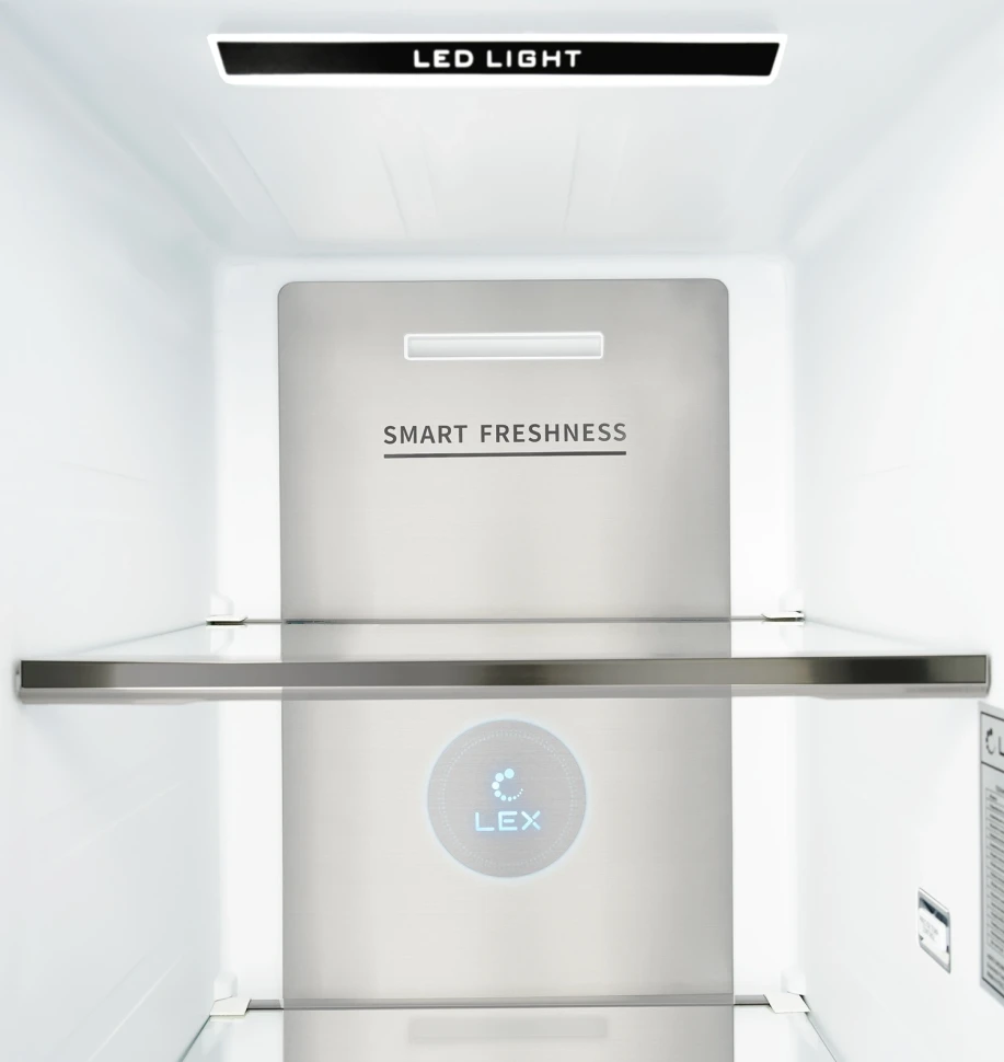 Холодильник Lex LSB458StGIDBI 3-хкамерн. серый инвертер  