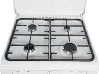 Плита Газовая Gefest ПГ 6100-02 0309 белый (металлическая крышка) реш.чугун