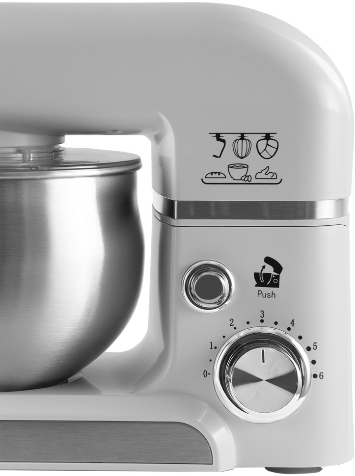 Миксер планетарный Lex LXMX 4133 1000Вт белый  