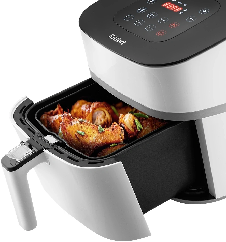 Аэрогриль Kitfort KT-2217 1500Вт белый/черный