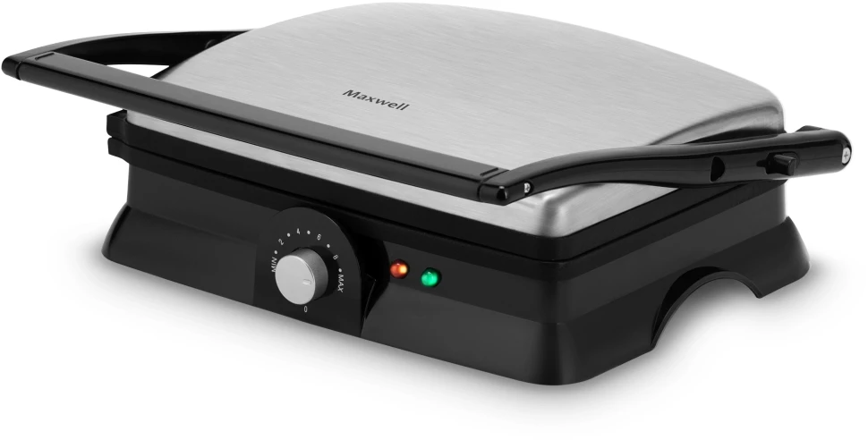 Электрогриль Maxwell MW-1960 2000Вт стальной  