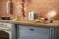 Тостер Gorenje T1100CLI 860Вт бежевый/серебристый