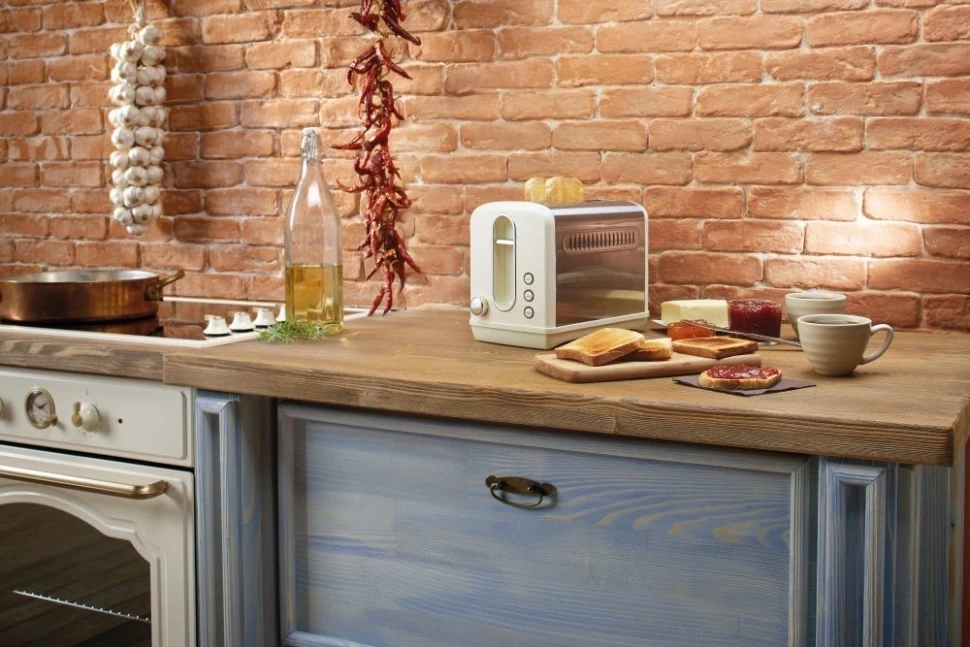 Тостер Gorenje T1100CLI 860Вт бежевый/серебристый  