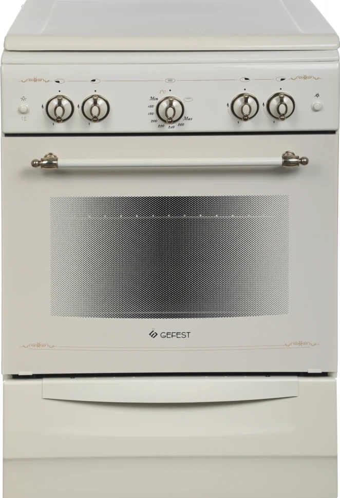 Плита Газовая Gefest ПГ 6100-02 0186 бежевый реш.чугун  