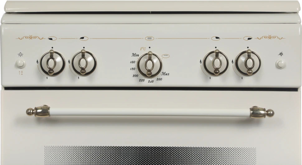 Плита Газовая Gefest ПГ 6100-02 0186 бежевый реш.чугун  