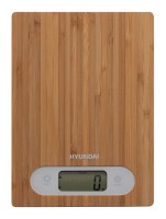 Весы кухонные электронные Hyundai HYS-KB411 макс.вес:5кг бамбук