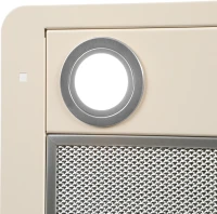 Вытяжка встраиваемая Hyundai HBB 6035 BE бежевый управление: кнопочное (1 мотор)