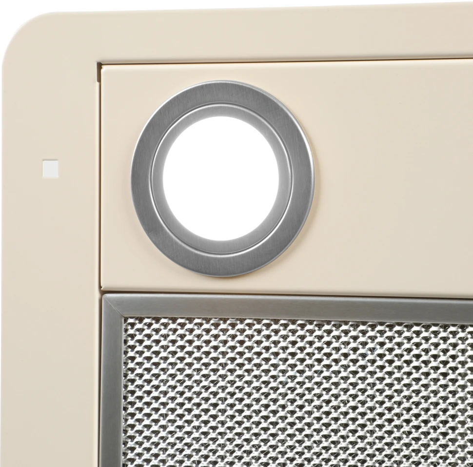 Вытяжка встраиваемая Hyundai HBB 6035 BE бежевый управление: кнопочное (1 мотор)  