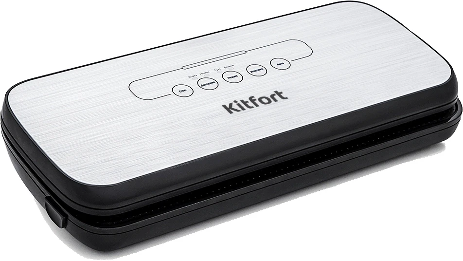 Вакуумный упаковщик Kitfort КТ-1502-2 110Вт 12л/мин 0.8Бар шир.пак.:28см черный/серый