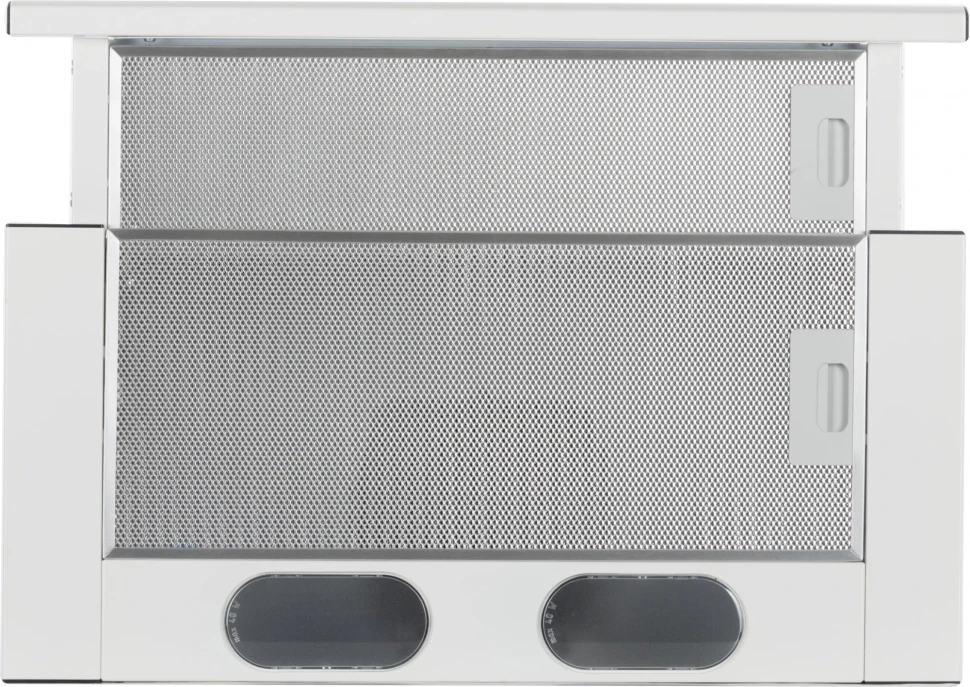 Вытяжка встраиваемая Elikor Интегра 60П-400-В2Л белый управление: кнопочное (1 мотор)  