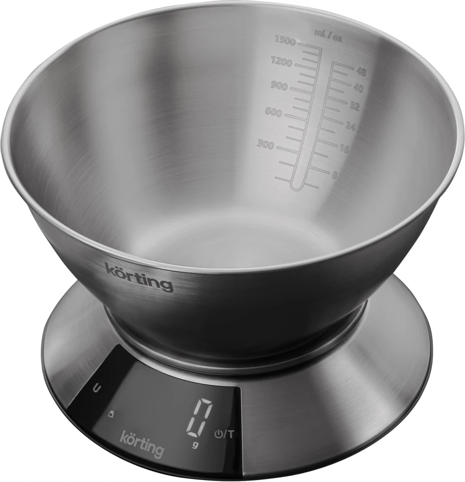 Весы кухонные электронные Korting kks 0101 макс.вес:5кг нержавеющая сталь