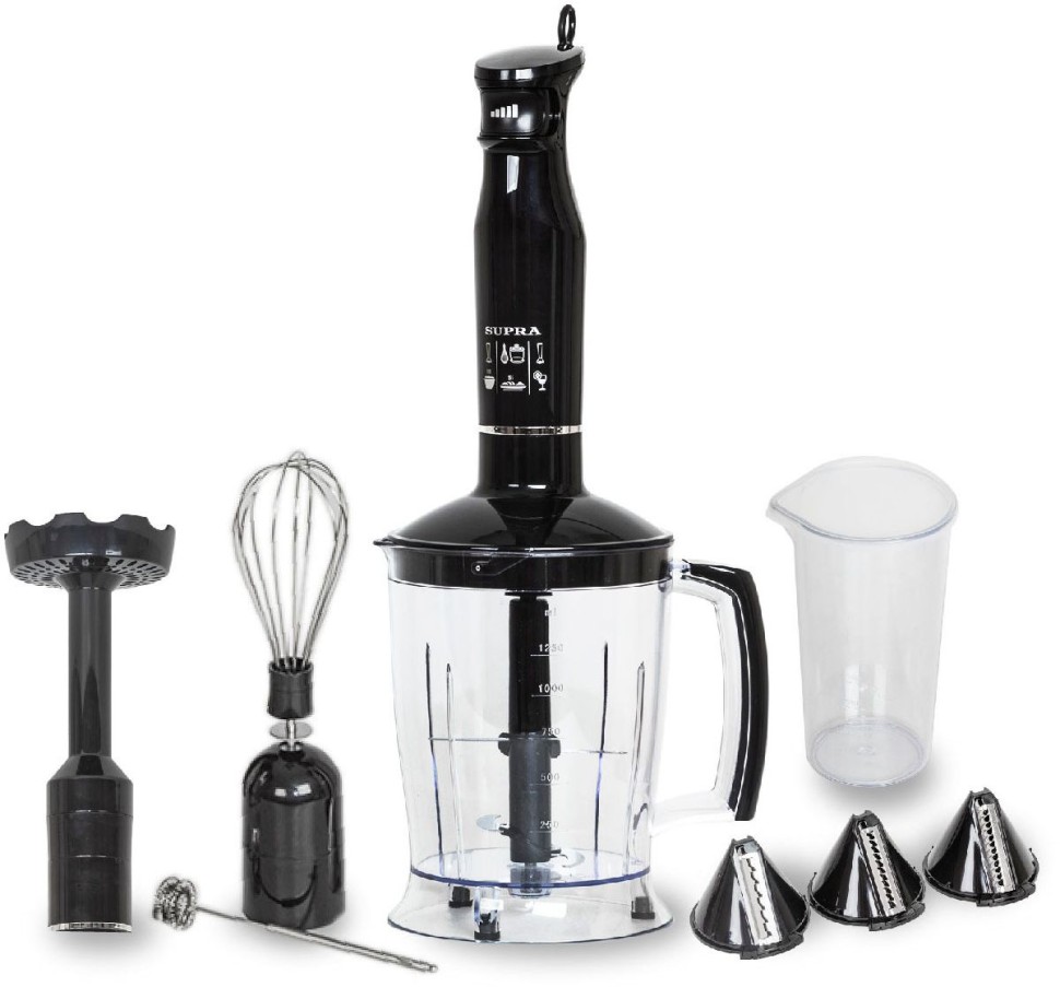 Блендер погружной Supra HBS-800 1100Вт черный  
