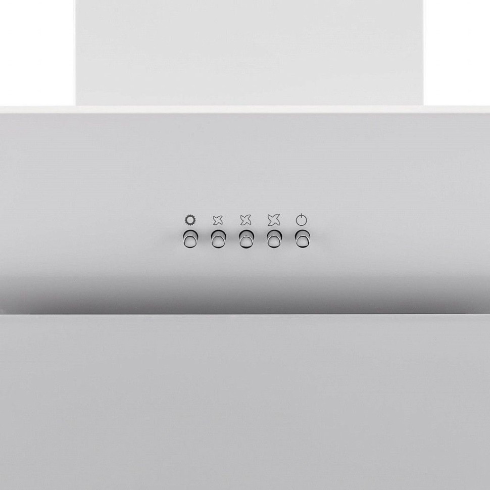 Вытяжка каминная Krona Fiona 600 PB белый управление: кнопочное (1 мотор)