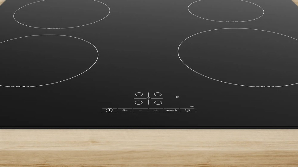 Индукционная варочная поверхность Bosch PUE61RBB6E черный
