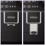 Кофемашина Kitfort КТ-7256 1350Вт черный/нержавеющая сталь