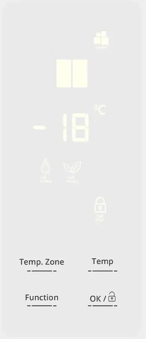 Холодильник Centek CT-1750 3-хкамерн. белый инвертер