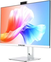 Моноблок Chuwi Unitech 24 23.8" Full HD Ryzen 5 6600H (3.3) 16Gb SSD512Gb 660M Windows 11 Pro GbitEth WiFi BT 48W клавиатура мышь Cam белый 1920x1080