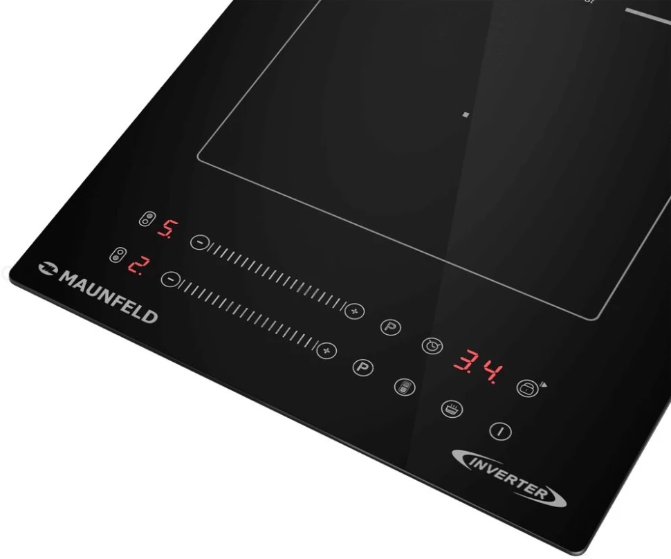 Индукционная варочная поверхность Maunfeld CVI292S2BBK Inverter черный