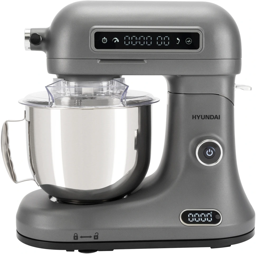 Миксер планетарный Hyundai Select HYM-S8551 1600Вт серебристый