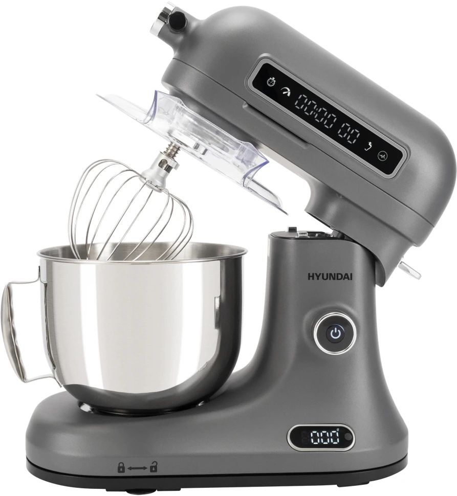 Миксер планетарный Hyundai Select HYM-S8551 1600Вт серебристый
