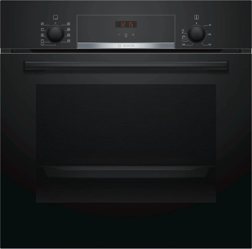 Встраиваемый комплект Bosch HBF534EB0Q + PUE611BB5E черный/черный
