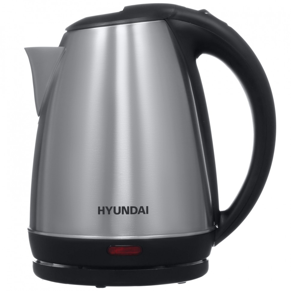 Чайник электрический Hyundai HYK-S1030 1.7л. 2200Вт серебристый матовый/черный корпус: металл/пластик  