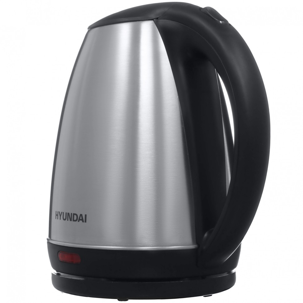 Чайник электрический Hyundai HYK-S1030 1.7л. 2200Вт серебристый матовый/черный корпус: металл/пластик  