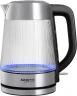 Чайник электрический Red Solution G121 1.8л. 2200Вт черный/серебристый корпус: стекло/металл/пластик  