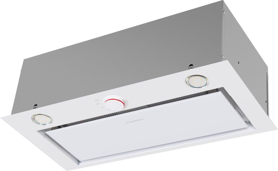 Вытяжка встраиваемая Maunfeld Crosby Hardy 60 белый управление: поворотные переключатели (1 мотор)  