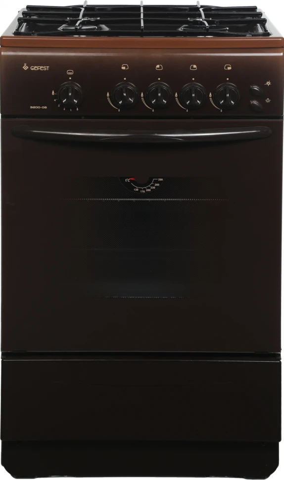 Плита Газовая Gefest ПГ 3200-06 К36 коричневый (без крышки) реш.сталь