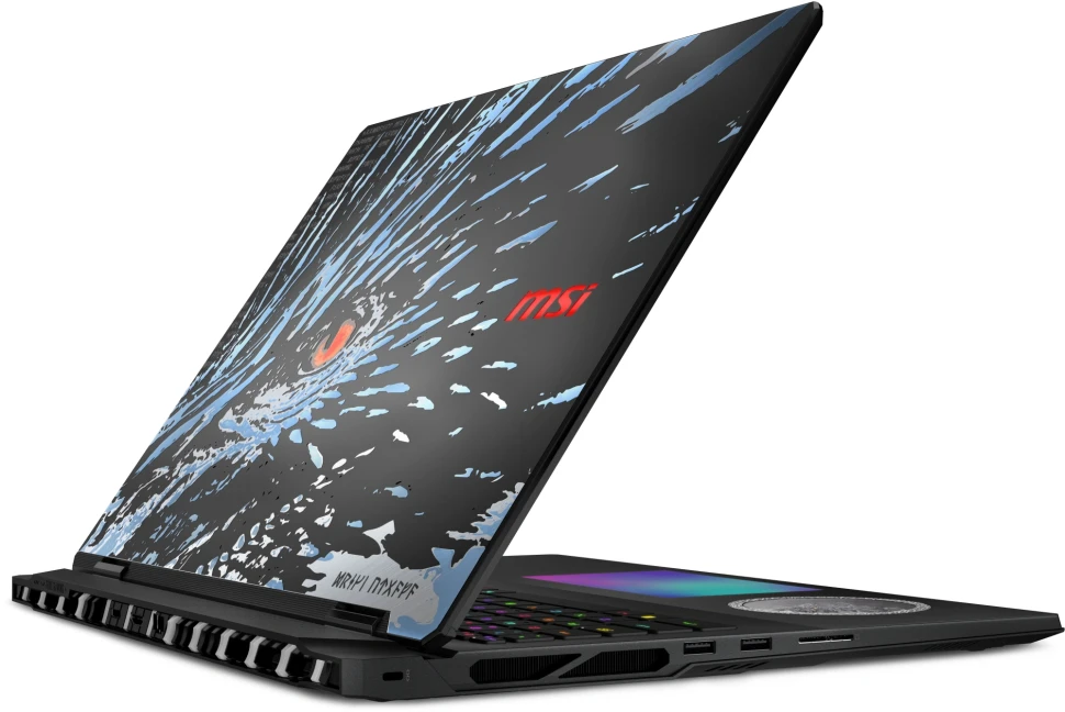 Ноутбук MSI Titan Dragon Edition 18 HX A2XWIG-1020RU Core Ultra 9 285HX 64Gb SSD4Tb NVIDIA GeForce RTX5080 16Gb 18" IPS UHD+ (3840x2400) Windows 11 Home black WiFi BT Cam (9S7-1824A5-1020)  