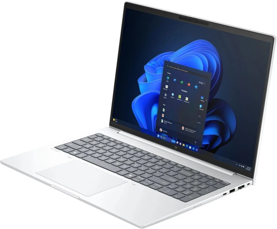 Ноутбук HP EliteBook 8 G1i Core Ultra 7 268V 32Gb SSD512Gb Intel Graphics 16" IPS Touch WUXGA (1920x1200) Windows 11 Pro 64 silver WiFi BT Cam (C6SA9UC)  