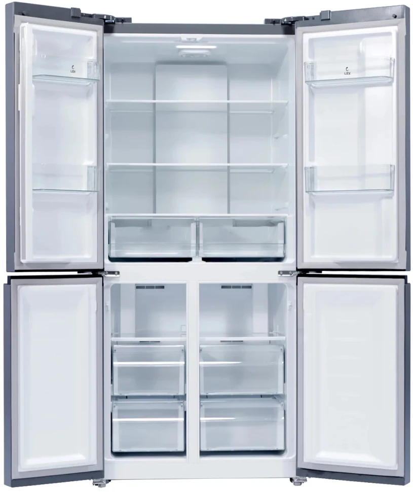 Холодильник Lex LCD450GBGID 3-хкамерн. сапфир глянц. инвертер