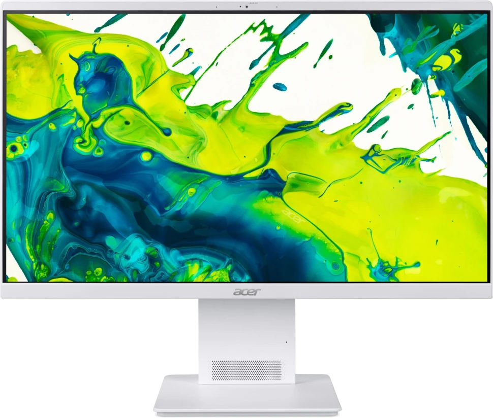 Моноблок Acer Aspire S24B-GMTL-U 23.8" Full HD Core Ultra 7 155U (1.7) 16Gb SSD512Gb Arc graphics Eshell GbitEth WiFi BT 90W клавиатура мышь Cam белый 1920x1080  