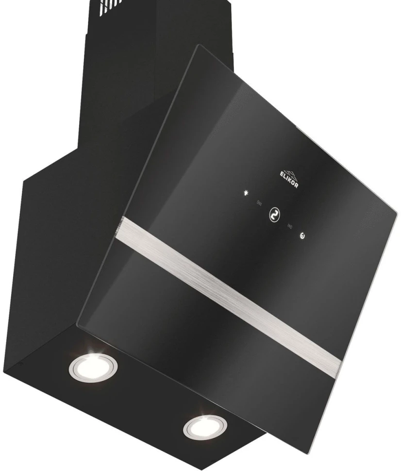 Вытяжка каминная Elikor Rise BK50 черный управление: сенсорное (1 мотор)