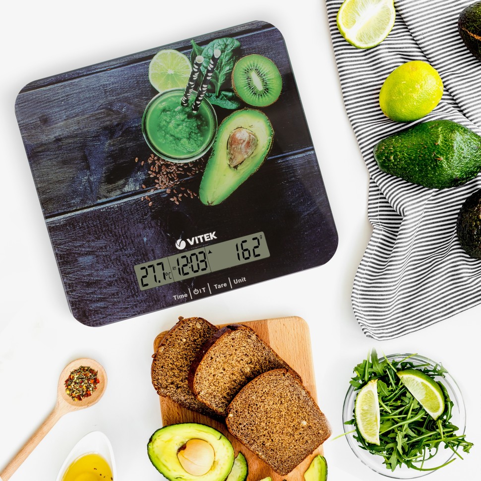 Весы кухонные электронные Vitek VT-2425 макс.вес:5кг черный