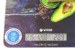 Весы кухонные электронные Vitek VT-2425 макс.вес:5кг черный