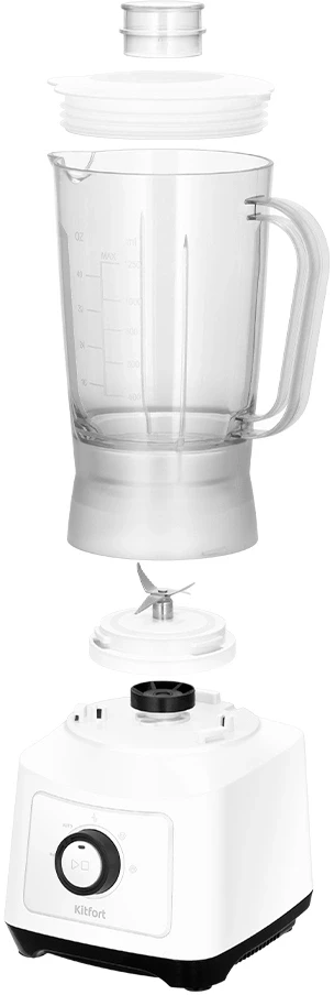 Блендер стационарный Kitfort КТ-3524 500Вт белый/черный  